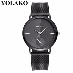 Hot Fashion Women Quartz Watch Luxury Plastic Leather Analog Wrist Watches Female Clock YOLAKO Brand Relogio Feminino