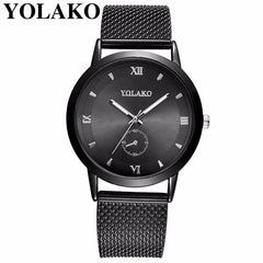 Hot Fashion Women Quartz Watch Luxury Plastic Leather Analog Wrist Watches Female Clock YOLAKO Brand Relogio Feminino