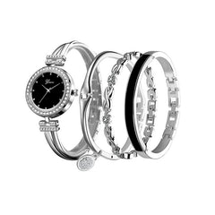Ginave Women Wrist Watches Stainless Steel Band Analog Quartz Round woman watch Fashion women watches rose gold relogio feminino