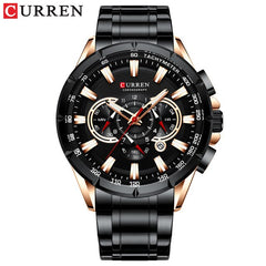 CURREN montre-bracelet hommes étanche chronographe militaire armée en acier inoxydable mâle horloge haut marque de luxe homme Sport montres 8363