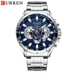 CURREN montre-bracelet hommes étanche chronographe militaire armée en acier inoxydable mâle horloge haut marque de luxe homme Sport montres 8363