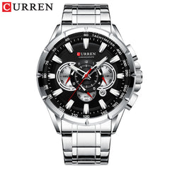 CURREN montre-bracelet hommes étanche chronographe militaire armée en acier inoxydable mâle horloge haut marque de luxe homme Sport montres 8363